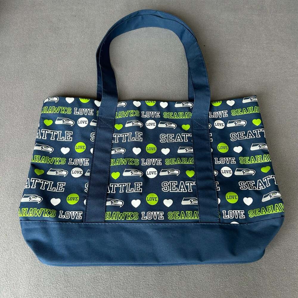 Seattle Seahawks Logo Love NFL Tote Bag FOCO Z43